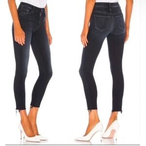 Mother High Waisted Looker Ankle Fray Sz 25